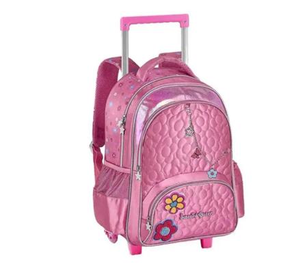 Imagem de kit 3 pcs Mochila de Rodinha Sweet Queen Rosa Clio Style SQ24591K