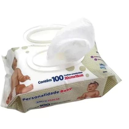 Imagem de KIT 3 Pct Toalhas Umedecidas Personalidade Baby Com 100 Unidades