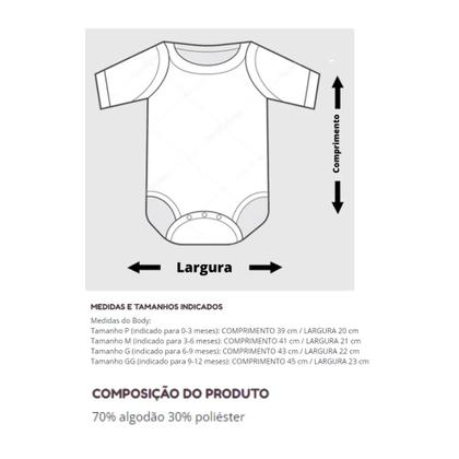 Imagem de Kit 3 Peças Body Para Menina do Santos Torcida Baby - 033B