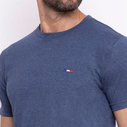 Imagem de Kit 3 Peças Camisetas FMF Básicas Masculina Industrie em Algodão Premium no Estilo Bordado França Preto Branco M M