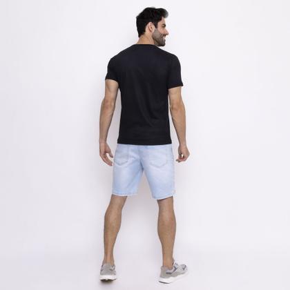 Imagem de Kit 3 Peças Camisetas FMF Básicas Masculina Industrie em Algodão Premium no Estilo Bordado França Preto Branco M M