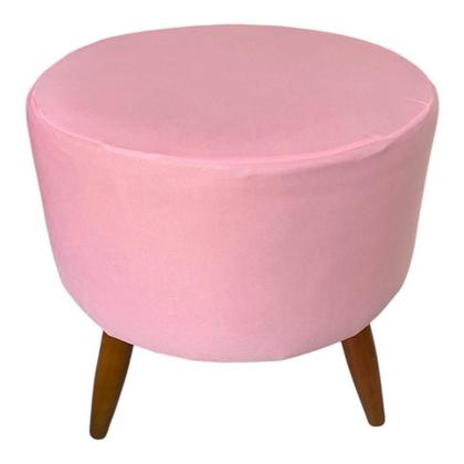 Imagem de Kit 3 Peças Capa Puff Redondo Pé Palito Malha Com Elástico