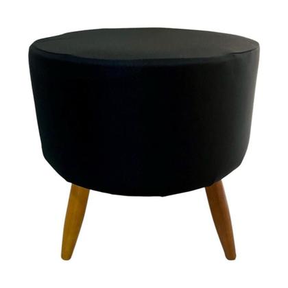 Imagem de Kit 3 Peças Capa Puff Redondo Pé Palito Malha Com Elástico