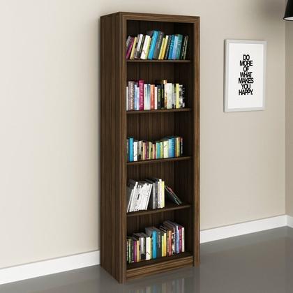 Imagem de Kit 3 Peças com 1 Mesa para Escritório em L, Estante Livreiro e Estante 2 Portas