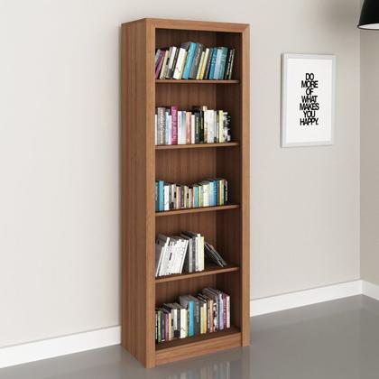 Imagem de Kit 3 Peças com Escrivaninha 3 Gavetas e 2 Estantes Livreiros Espresso Móveis