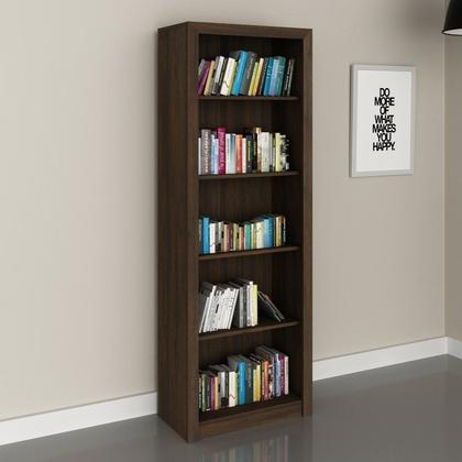 Imagem de Kit 3 Peças com Escrivaninha 3 Gavetas e 2 Estantes Livreiros Espresso Móveis