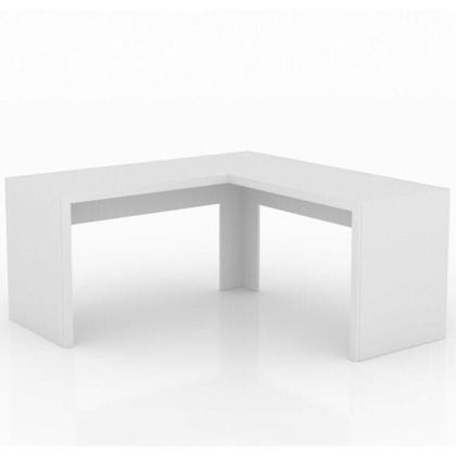 Imagem de Kit 3 Peças com Mesa para Escritório em L, Armário Multiuso e Estante