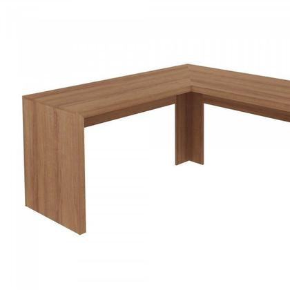 Imagem de Kit 3 Peças com Mesa para Escritório em L, Armário Multiuso e Estante