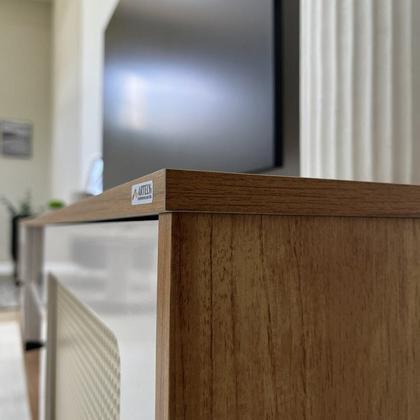 Imagem de Kit 3 Peças com Rack para Tv até 75 Polegadas, Buffet e Mesa de Centro Charlotte