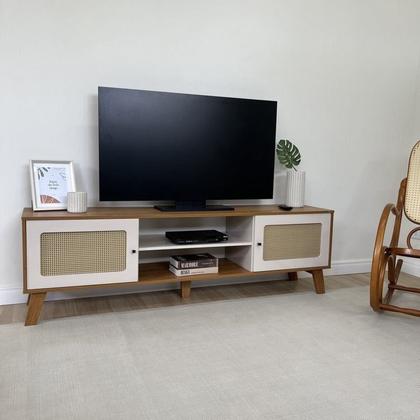 Imagem de Kit 3 Peças com Rack para Tv até 75 Polegadas, Buffet e Mesa de Centro Charlotte