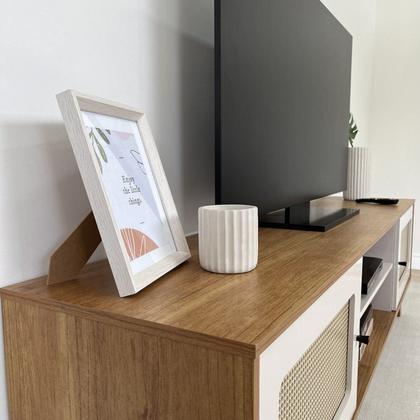 Imagem de Kit 3 Peças com Rack para Tv até 75 Polegadas, Buffet e Mesa de Centro Charlotte