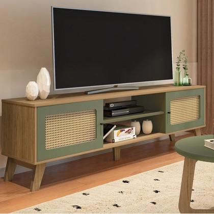 Imagem de Kit 3 Peças com Rack para TV até 75 Polegadas, Buffet e Mesa de Centro Memphis