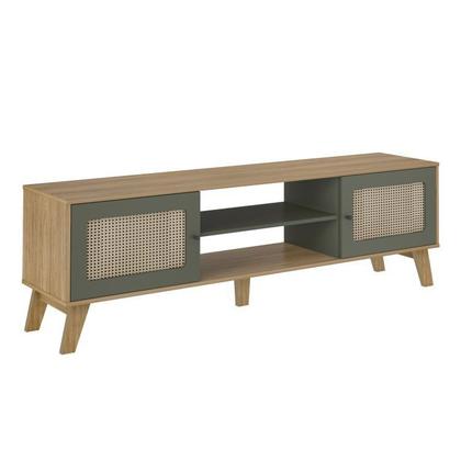 Imagem de Kit 3 Peças com Rack para TV até 75 Polegadas, Buffet e Mesa de Centro Memphis