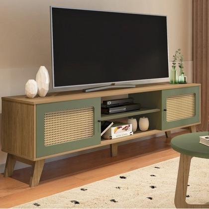 Imagem de Kit 3 Peças com Rack para TV até 75 Polegadas, Buffet e Mesa de Centro Memphis