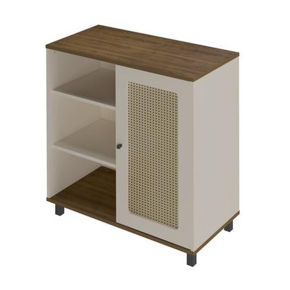 Imagem de Kit 3 Peças com Rack para TV até 75 Polegadas Buffet e Mesa de Centro Memphis Saara Artely