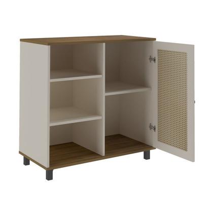 Imagem de Kit 3 Peças com Rack para TV até 75 Polegadas Buffet e Mesa de Centro Memphis Saara Artely