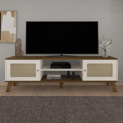 Imagem de Kit 3 Peças com Rack para TV até 75 Polegadas Buffet e Mesa de Centro Memphis Saara Artely