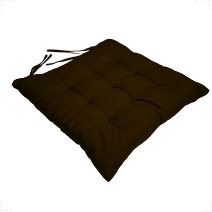 Imagem de Kit 3 Peças Futton 40x40cm Macio Diversas Cores Futon Para Cadeiras Pallets Almofadas Decorações 