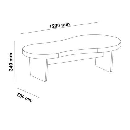 Imagem de Kit 3 Peças P/ Sala de Estar c/Mesa de Centro, Buffet e Rack Magnum
