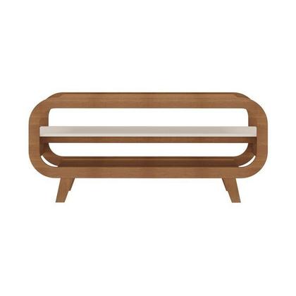 Imagem de Kit 3 Peças P/Sala de Estar Mesa de Centro , Carrinho Bar e Rack Théo