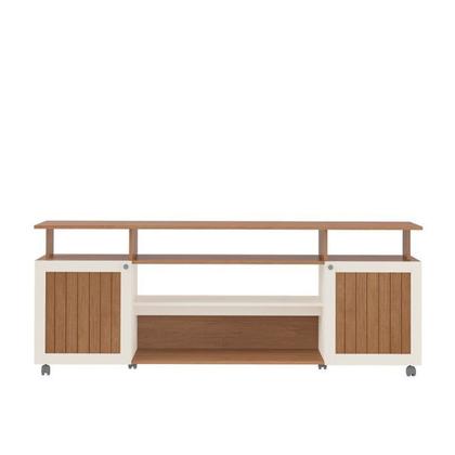 Imagem de Kit 3 Peças para Sala de Estar Rack, Mesa de Centro e Cristaleira Murano