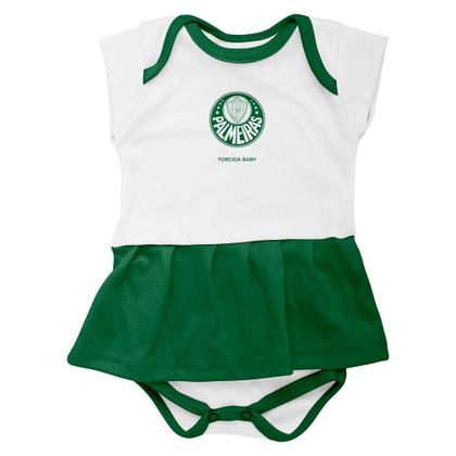 Imagem de Kit 3 Peças Torcida Baby Body Menina Palmeiras - 033B