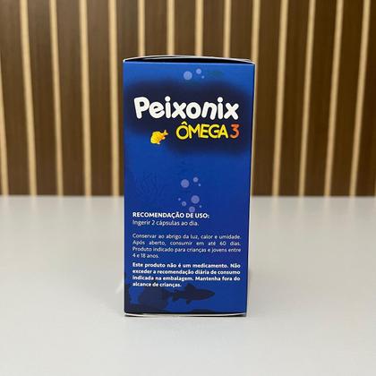 Imagem de Kit 3 Peixonix Ômega 3 Sabor Cereja 60 Cápsulas - Maxinutri