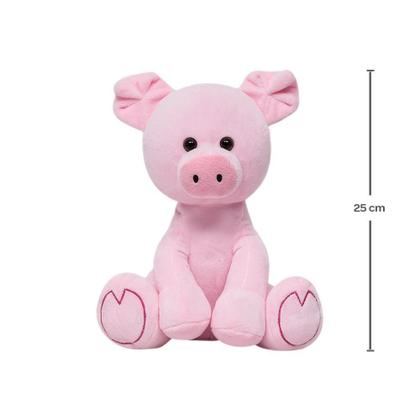 Imagem de Kit 3 Pelúcias Infantil Bebe Ursinho Grande 25 Cm Safari