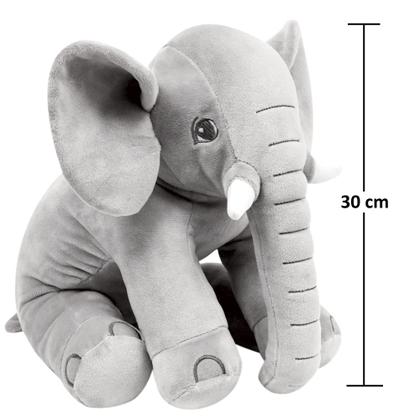 Imagem de Kit 3 Pelúcias p/ Bebês Decoração Leão Girafa Elefante Buba