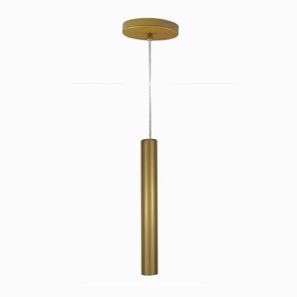 Imagem de Kit 3 Pendente Tubo Palito Moderno 30cm - Ouro