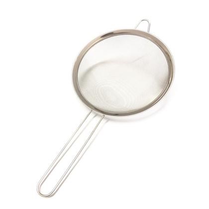 Imagem de Kit 3 Peneiras Coador De Cozinha Em Aço Inox 10 /14/ 18 cm