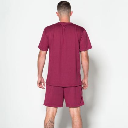 Imagem de Kit 3 Pijamas Masculino Liso Curto Short e Camisa Verão