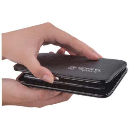 Imagem de Kit 3 pinças para extensão cilios com case dompel