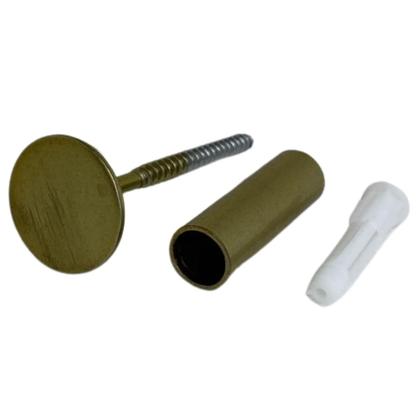 Imagem de Kit 3 Pinos Metálicos 3cm Dourados Ganchos de Parede Cabideiros Duler Multiuso