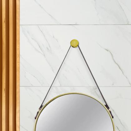 Imagem de Kit 3 Pinos Metálicos 3cm Dourados Ganchos de Parede Cabideiros Duler Multiuso