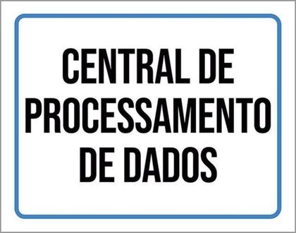 Imagem de Kit 3 Placas Central Processamento Dados 36X46