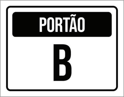 Imagem de Kit 3 Placas Portão B 36X46