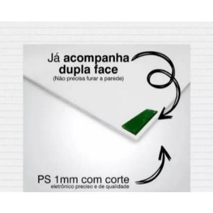 Imagem de Kit 3 Placas sinalização 15x21cm EM PVC PL(57) - Tema: Animais Jardim
