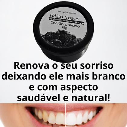 Imagem de Kit 3 Pó Dental Branquador Carvão Ativado Hálito Fresco 12g
