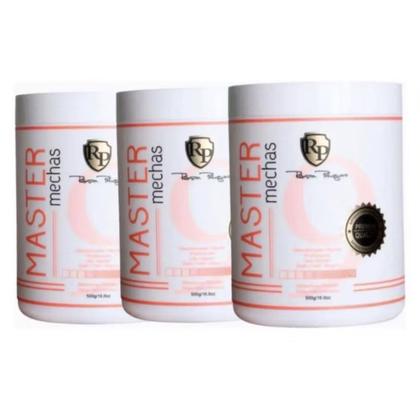 Imagem de Kit 3 Po Descolorante Master Mechas Rp 500 G