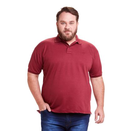 Imagem de Kit 3 Polos Masculinas Plus Size Piquet