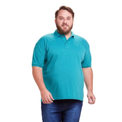 Imagem de Kit 3 Polos Masculinas Plus Size Piquet