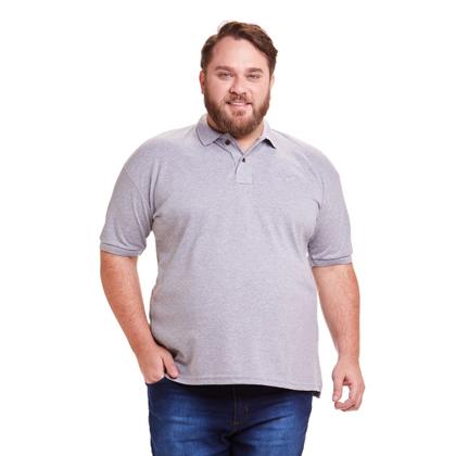 Imagem de Kit 3 Polos Masculinas Plus Size Piquet