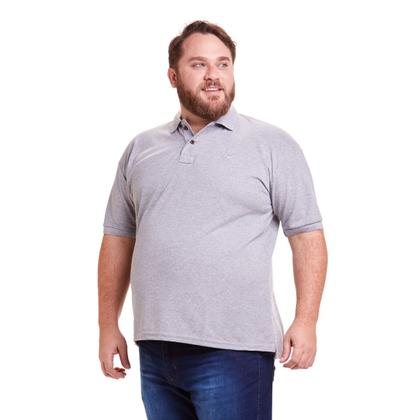 Imagem de Kit 3 Polos Masculinas Plus Size Piquet