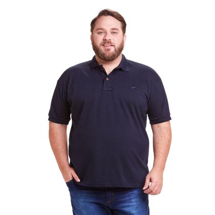 Imagem de Kit 3 Polos Masculinas Plus Size Piquet