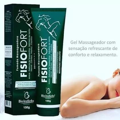 Imagem de Kit 3 Pomada Massageadora Fisiofort 150Gr - Bio Instinto