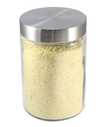 Imagem de Kit 3 Pote Vidro Liso 1100ml Tampa Rosca Inox Hermético Porta Tempero Mantimento Cozinha Conjunto