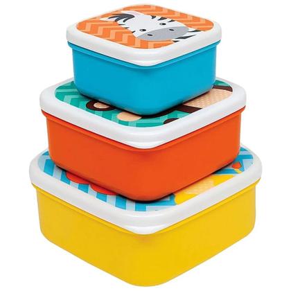 Imagem de Kit 3 Potinhos Animal Fun Buba