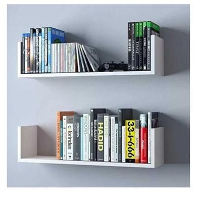 Imagem de Kit 3 Prateleiras Decoração Casa Quarto 60x20cm MDF Branco Multiuso Livros Revistas