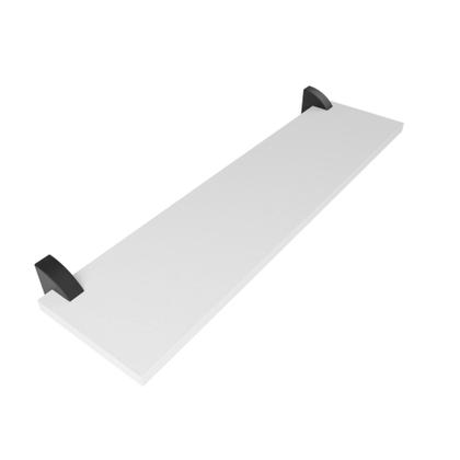 Imagem de Kit 3 Prateleiras MDF Branco Multiuso com Suporte Bico Tucano 60x20